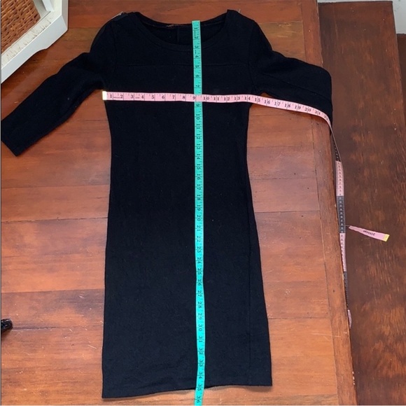 Maje 100% Wool Dress in Black - Picture 4 of 11